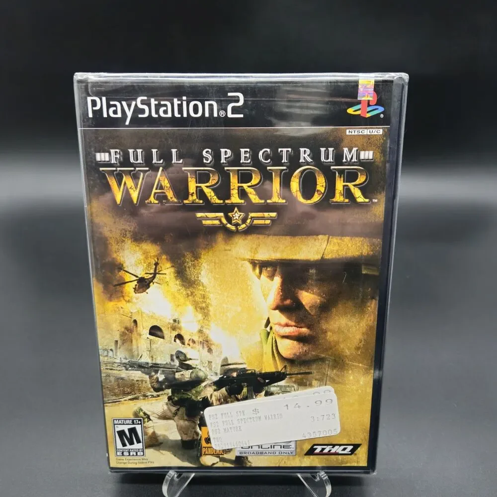 Full Spectrum Warrior Sony PlayStation 2 PS2 THX 2004 War Strategy Military